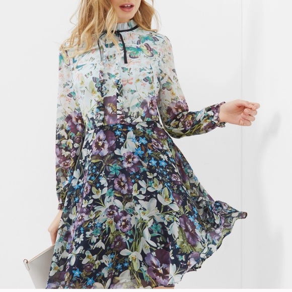 🌷🌸Ted Baker Meelia Enchantment Dress 🌺🌹 - Picture 1 of 12
